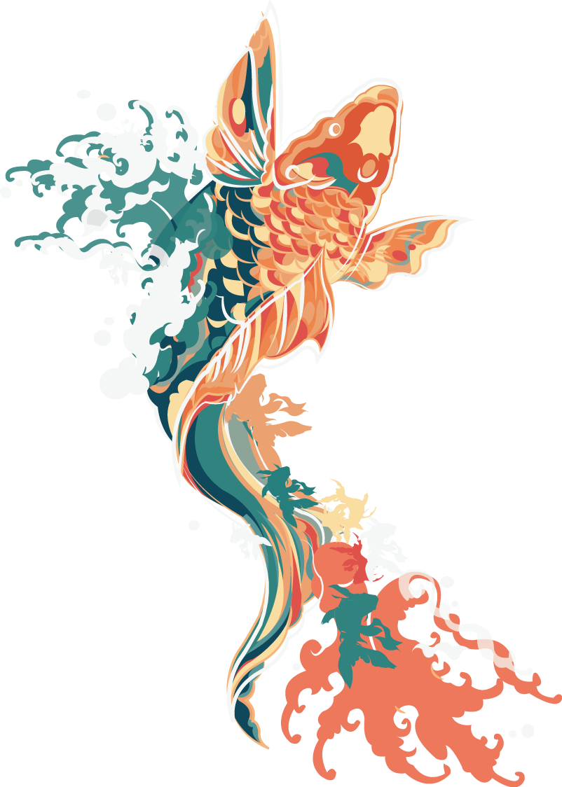 鯉魚裝飾